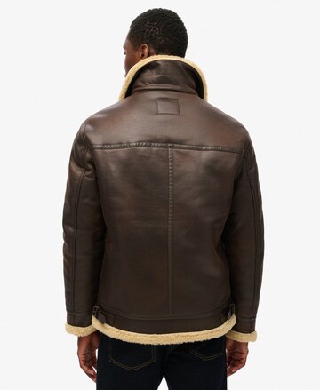 Veste mi-saison Superdry en marron