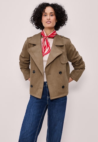 STREET ONE Between-Seasons Coat in Brown: front