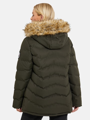 Threadbare Winter Jacket in Green