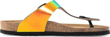 Bayton T-Bar Sandals 'Mercure' in Orange