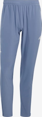 Pantalon de sport 'Tech Apparel' ADIDAS PERFORMANCE en bleu : devant