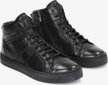 Kazar High-Top Sneakers in Black