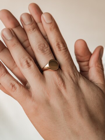 Anello 'Signet' di Hey Happiness in oro
