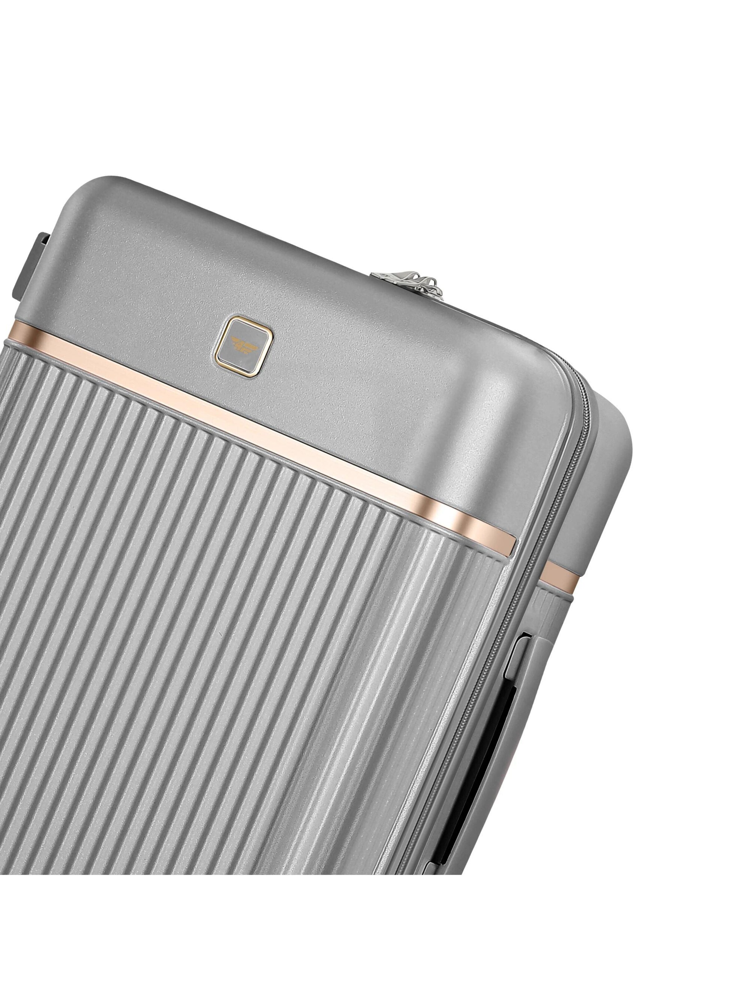 4FLY Suitcase Set in Silver