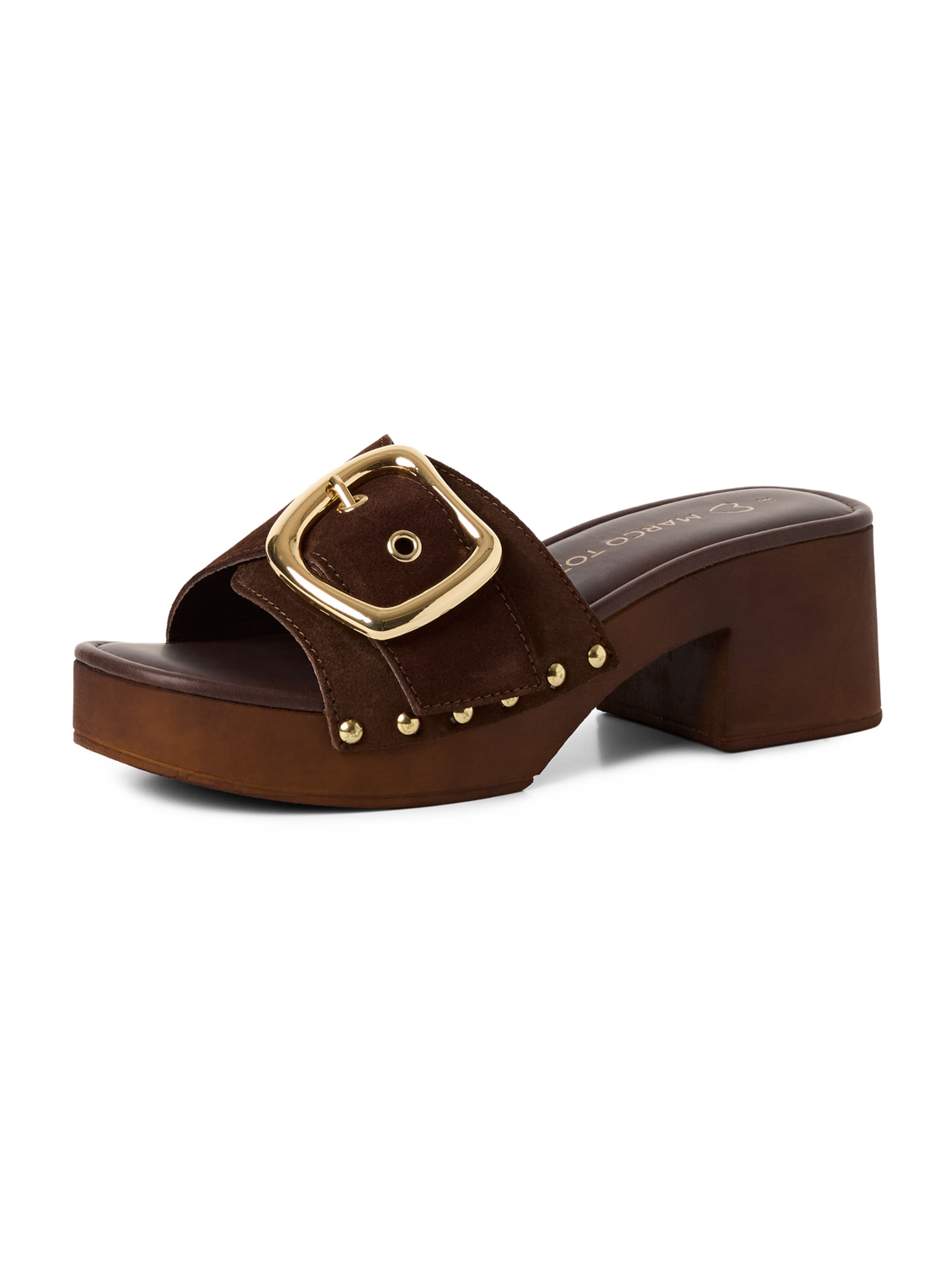 MARCO TOZZI Mules in Brown: front