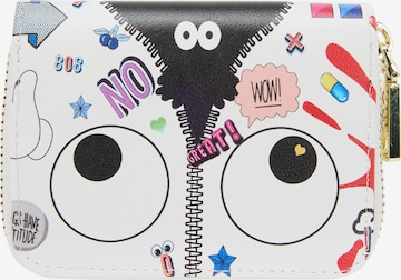 balta MYMO Piniginė 'Pop Eyetheme': priekis