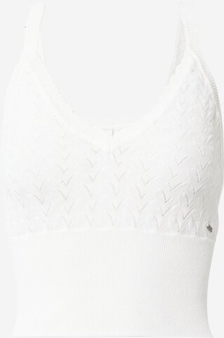 Top in maglia 'BEVERLE' di Pepe Jeans in bianco: frontale