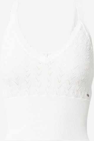 Pepe Jeans Knitted Top 'BEVERLE' in White: front