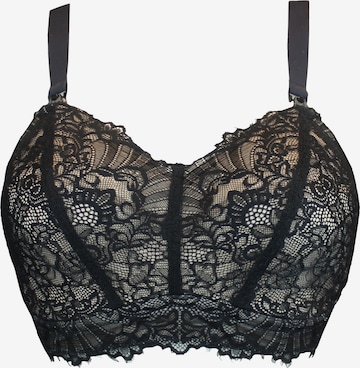 Soutien-gorge d’allaitement 'Sensla' SugarShape en noir : devant
