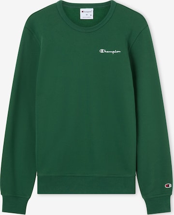 Sweat-shirt Champion en vert : devant