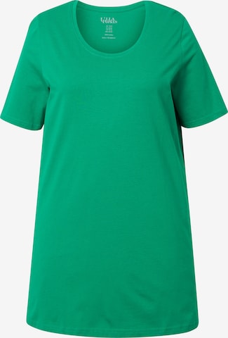 T-shirt Ulla Popken en vert : devant
