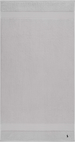 Ralph Lauren Home Towel 'Polo Player' in Grey: front