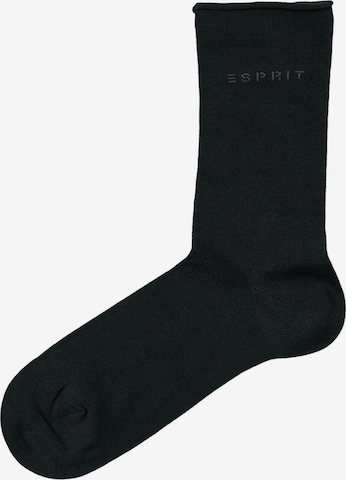 ESPRIT Socken in Schwarz