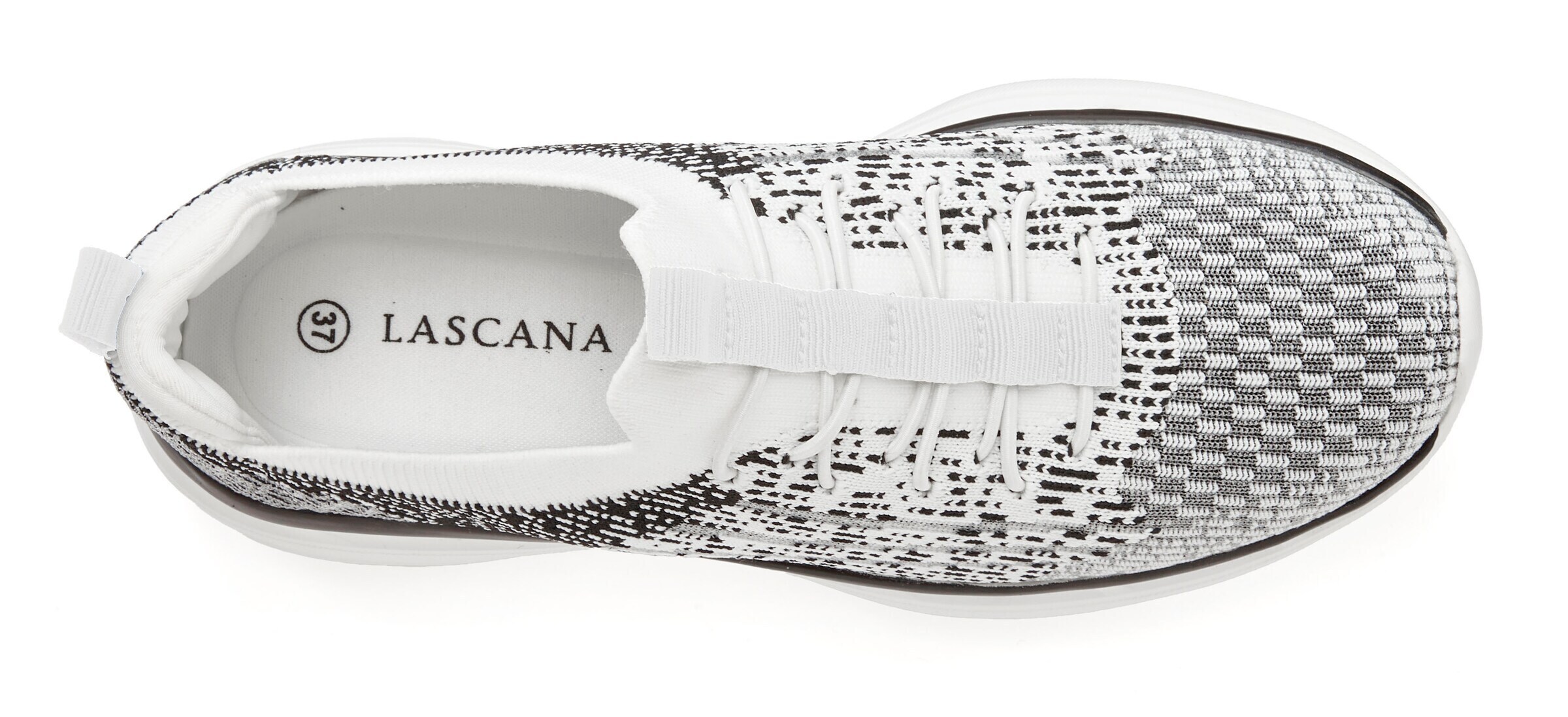 LASCANA Slip on -tennarit värissä musta