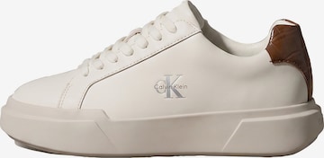 Calvin Klein Normální Tenisky – béžová: přední strana