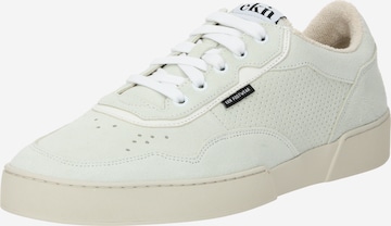 EKN Footwear - Sapatilhas baixas 'DAISY' em cinzento: frente