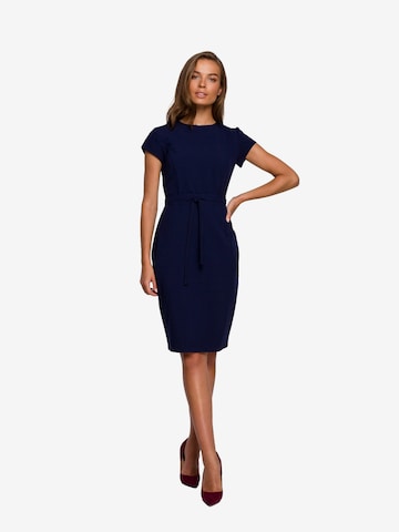Stylove Sheath Dress in Blue