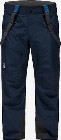 Haglöfs Loosefit Outdoorhose 'Lumi Loose' in Blau: predná strana