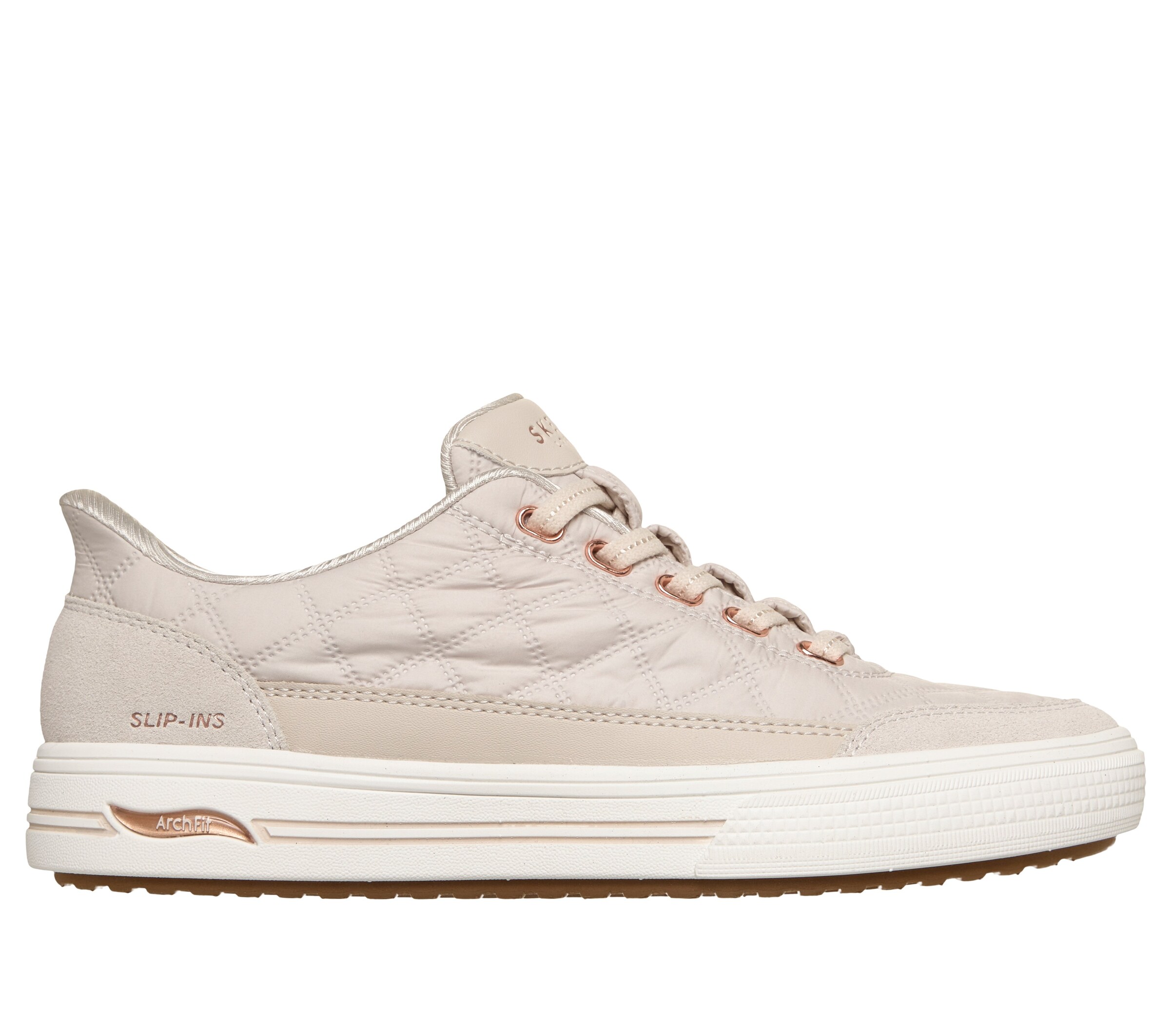 SKECHERS Slip-Ons in Beige