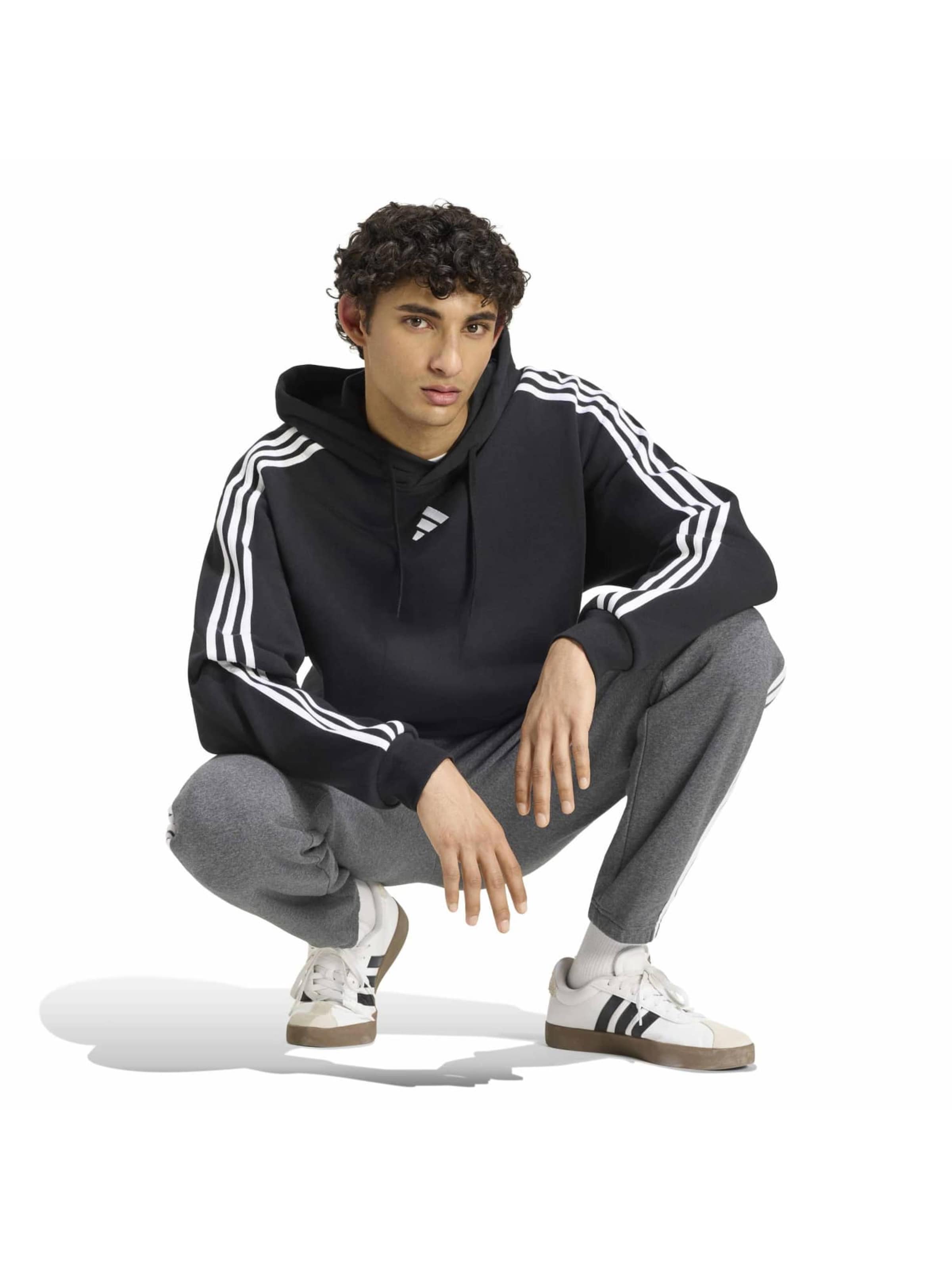 ADIDAS SPORTSWEAR Μπλούζα φούτερ σε μαύρο