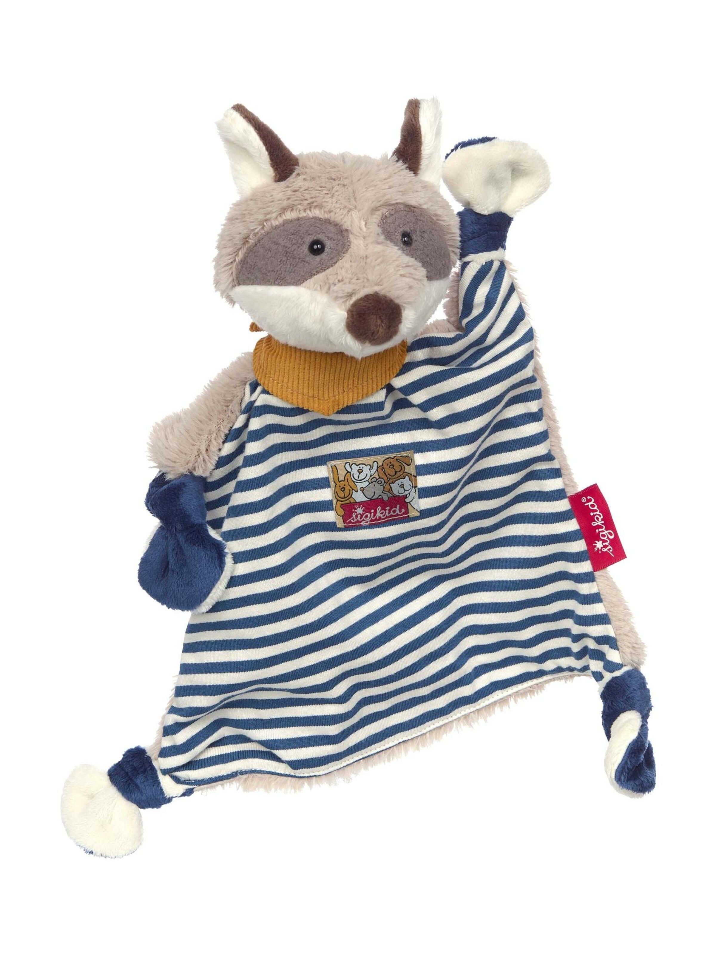 SIGIKID Stuffed animals 'Schnuffeltuch Classics' in Blue: front