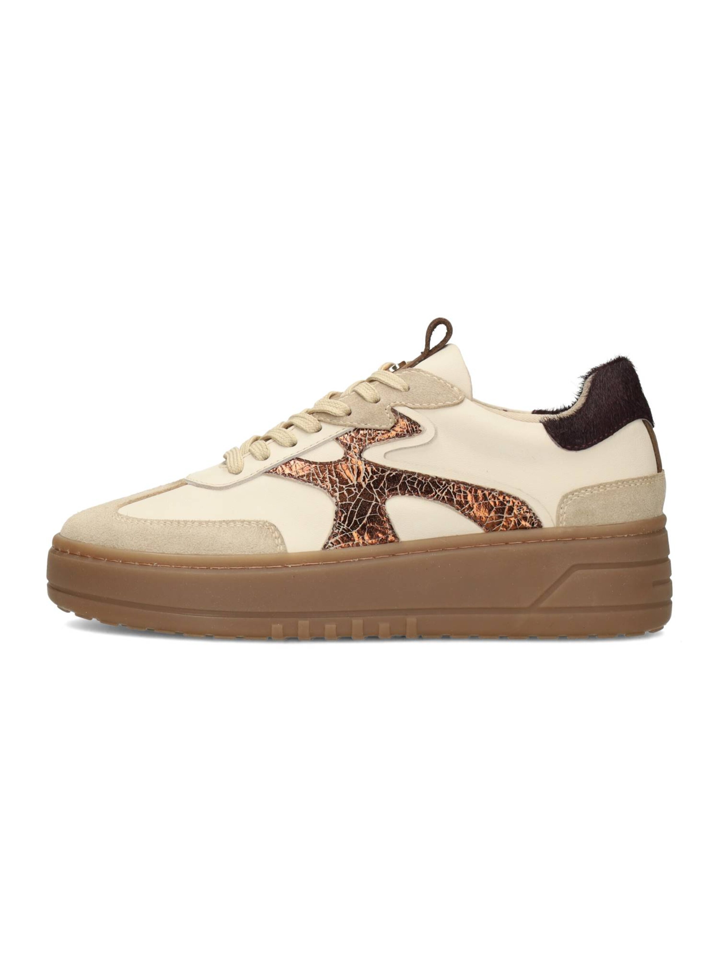Haboob Sneakers laag in Wit: voorkant