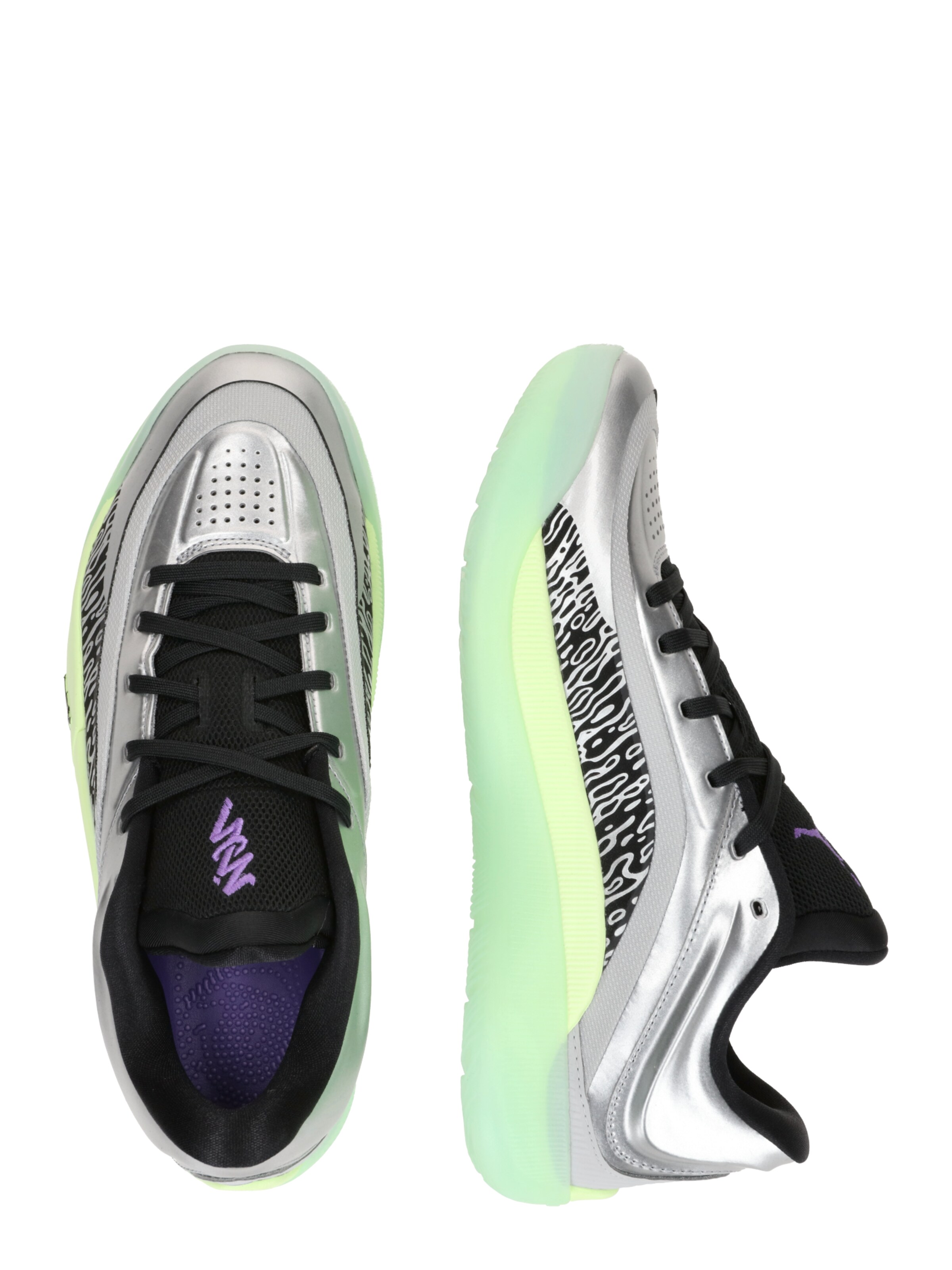 Jordan Sportssko 'ZION 4' i grå: side