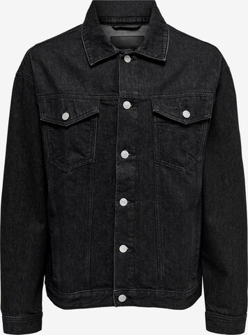 Only & Sons Between-Season Jacket 'Rick' in Black: front