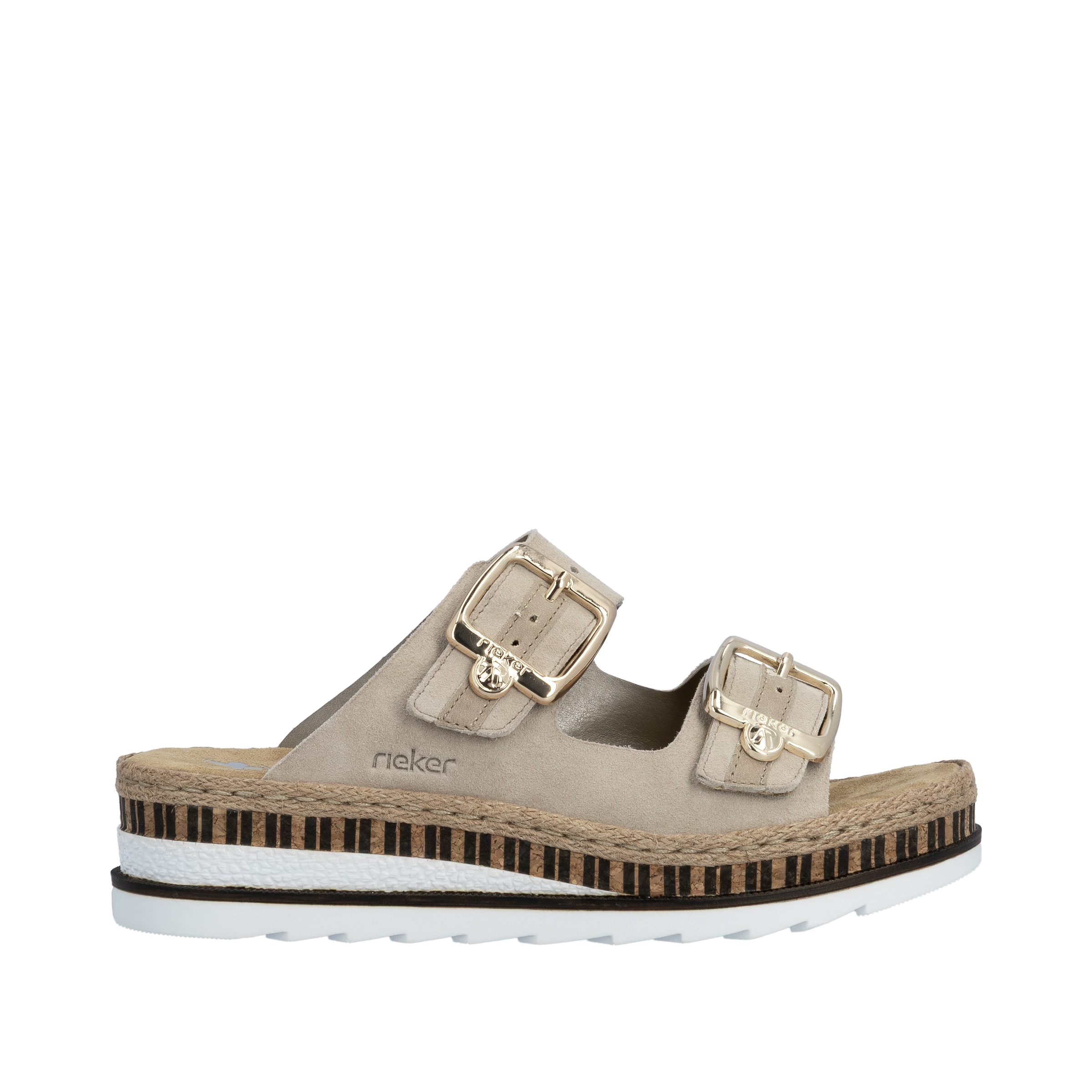 Mule 'V7955' Rieker en beige