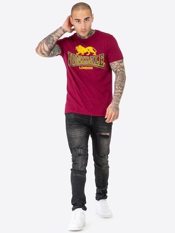 LONSDALE Shirt ' TAVERHAM ' in Rood