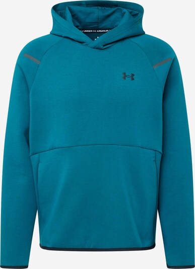 UNDER ARMOUR Sweat de sport 'Unstoppable' en bleu cyan / noir, Vue avec produit