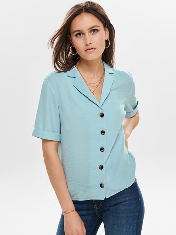 Camicia da donna di ONLY in blu: frontale