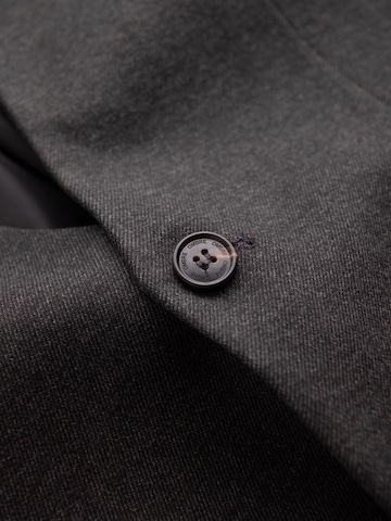 Regular fit Giacca da completo di Ombre in nero