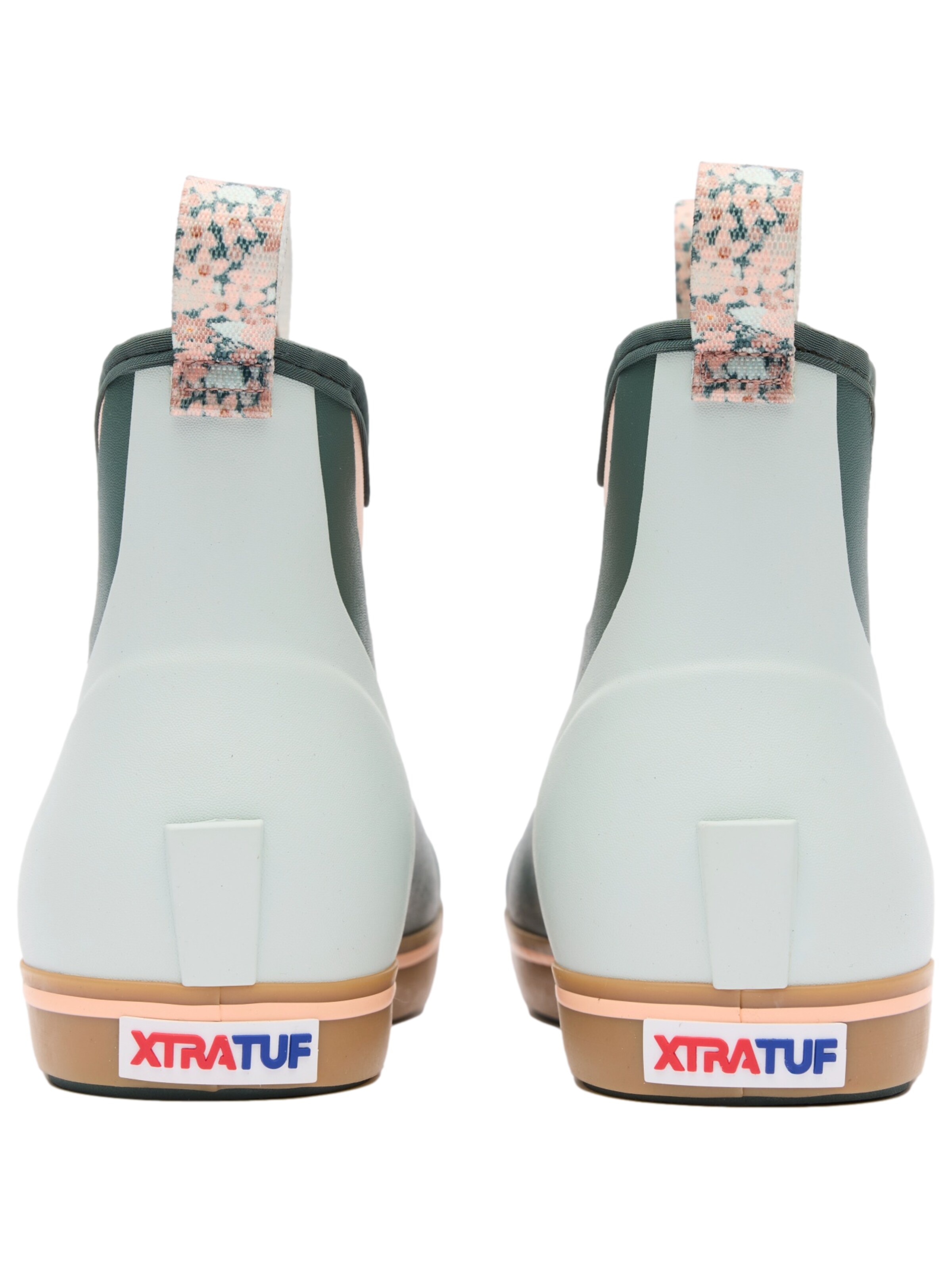 XtraTuf Rubber Boots 'Womens Ankle Deck Boot' in Green