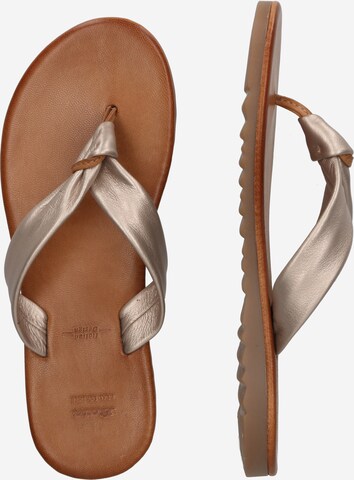 Bata T-bar sandals in Silver