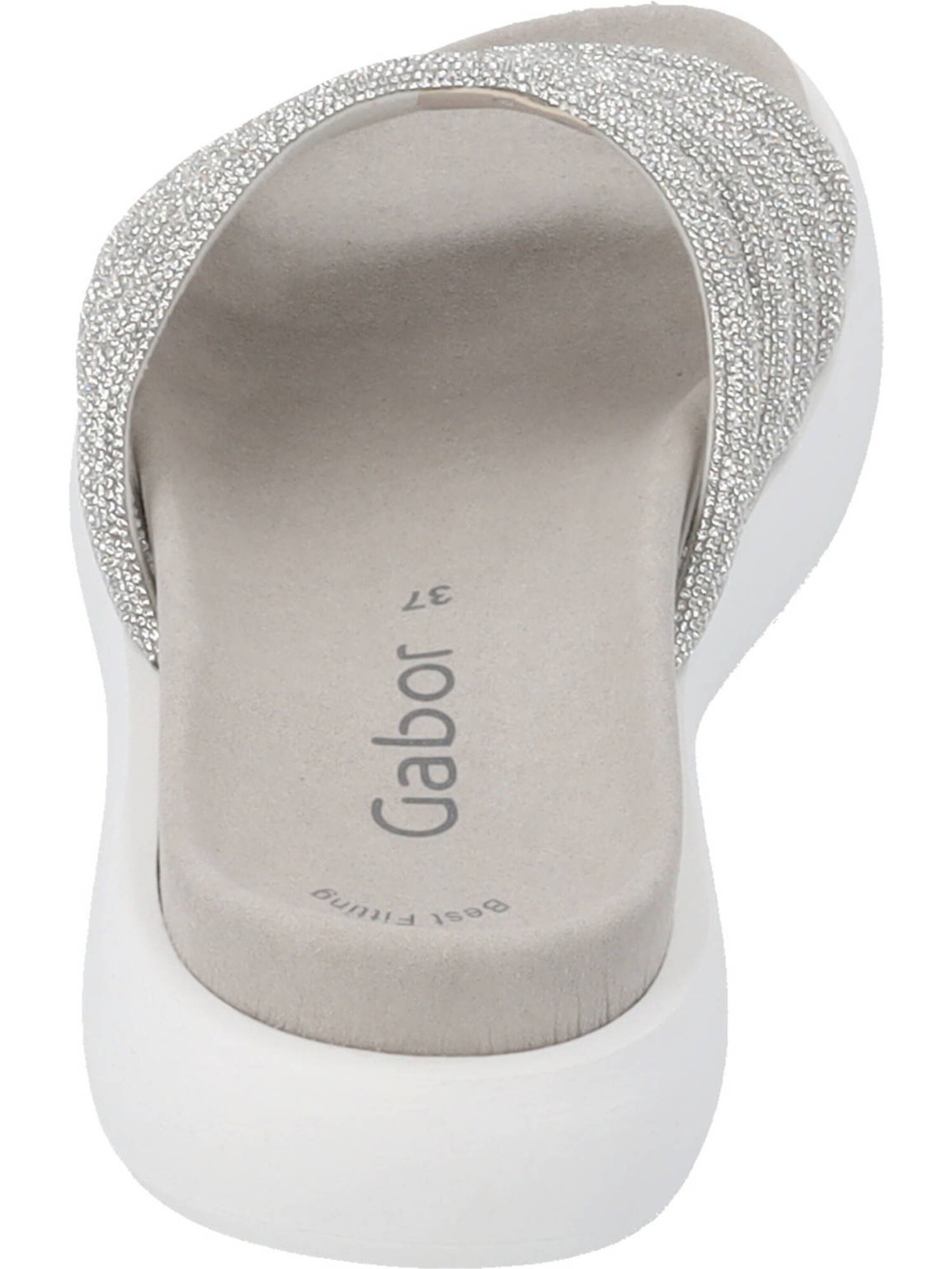 GABOR Mules in Silver