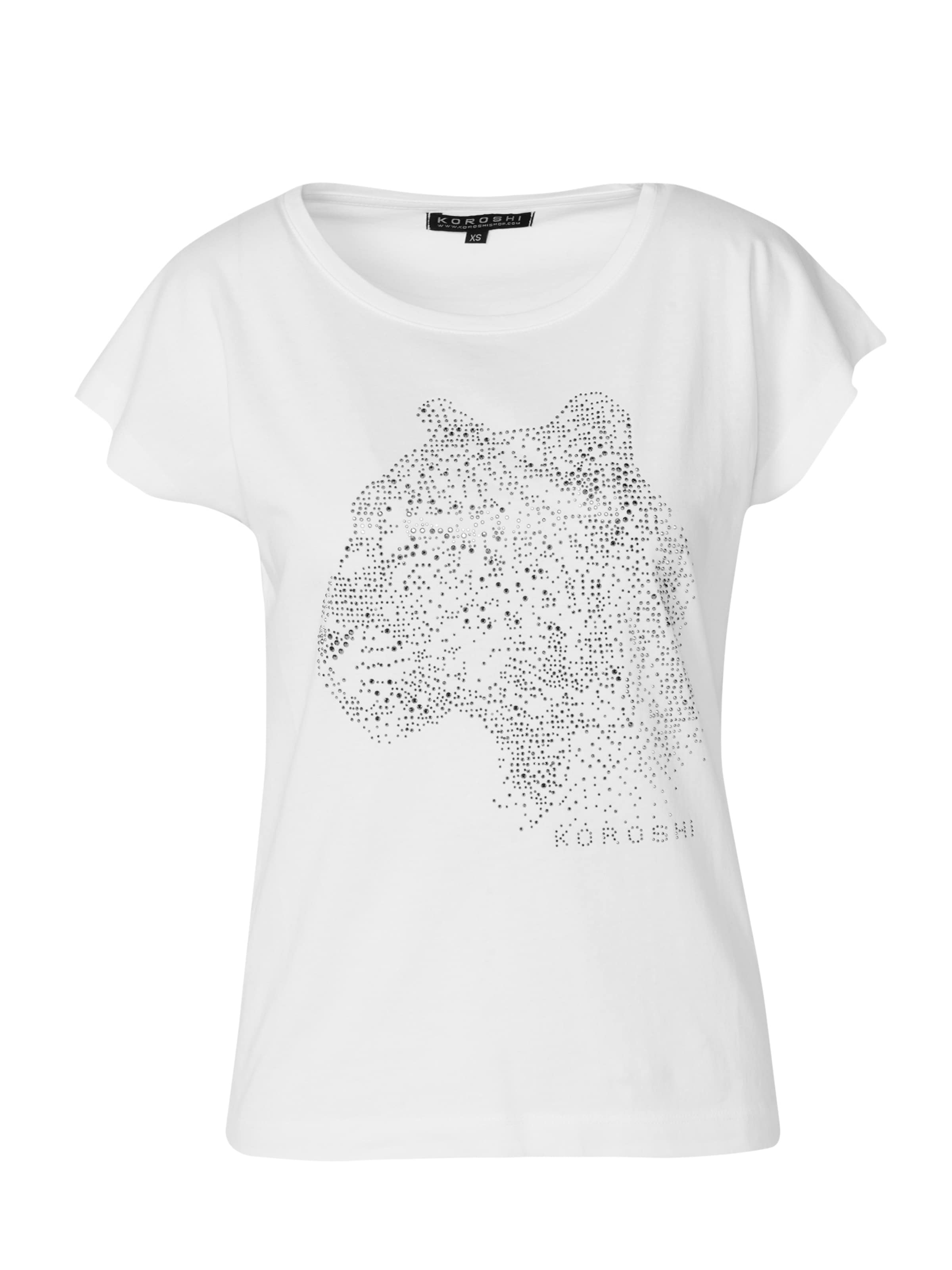 Maglietta di KOROSHI in bianco: frontale
