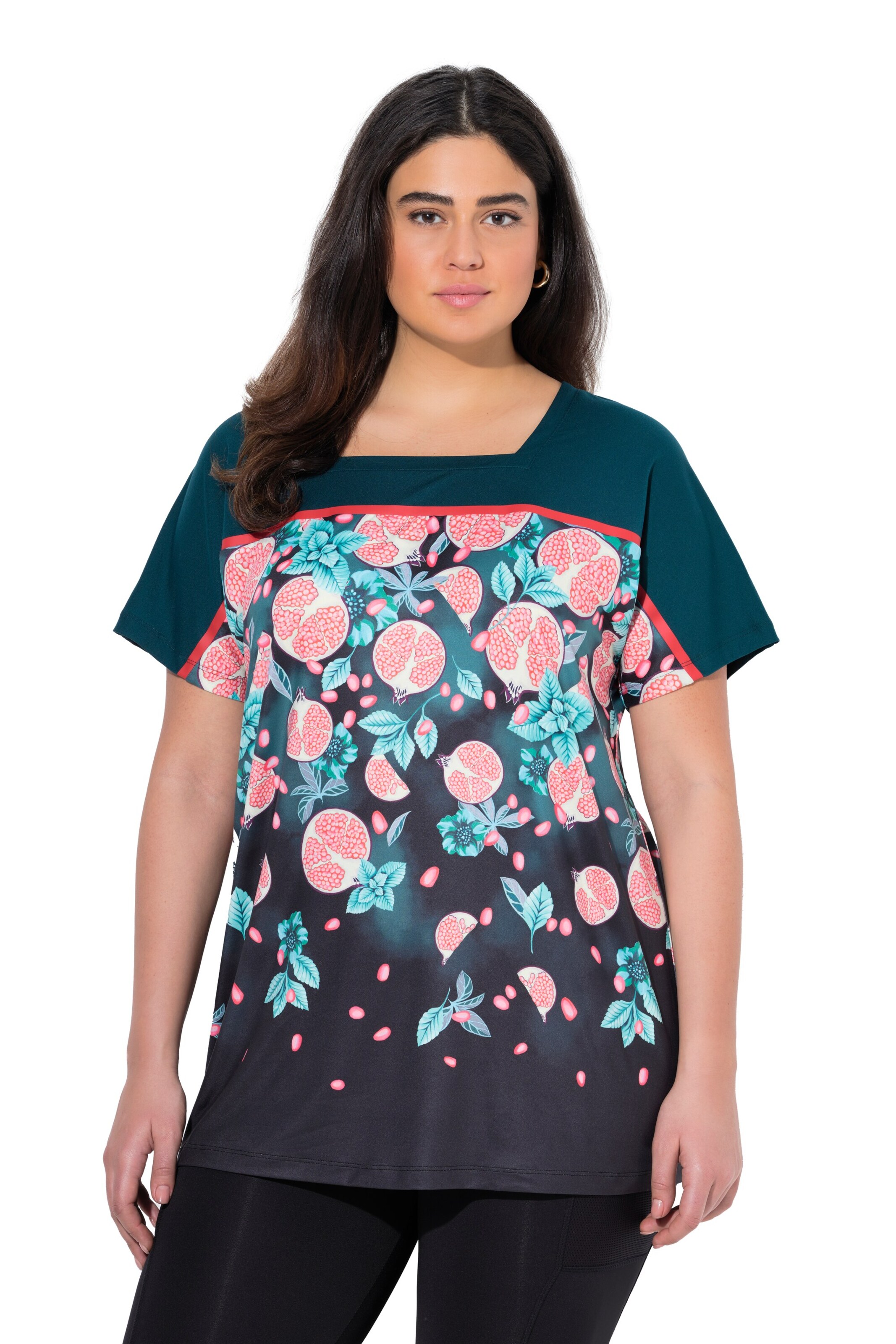 Ulla Popken T-Shirt in Mischfarben: Vorderseite