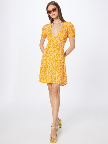 Tally Weijl Καλοκαιρινό φόρεμα σε κίτρινο