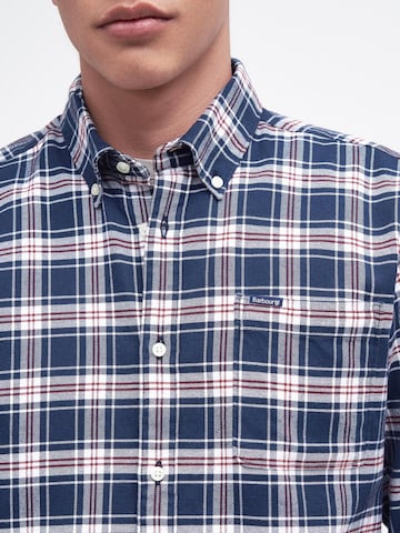 Barbour - Regular Fit Camisa 'Langton' em azul