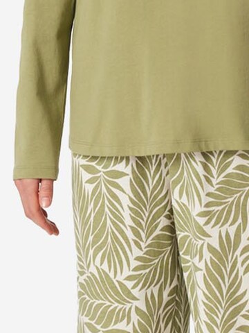 SCHIESSER Pyjama 'Comfort Essentials'‌‌‌‌‌ in Beige