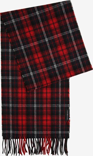 TOMMY HILFIGER Schal in rot / schwarz / weiß, Produktansicht
