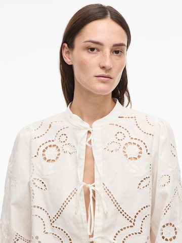 Chemisier ROUGE EDIT en blanc