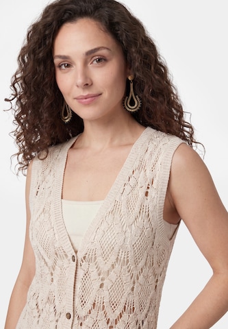 usha FESTIVAL - Vestido de malha 'Nature Women' em bege