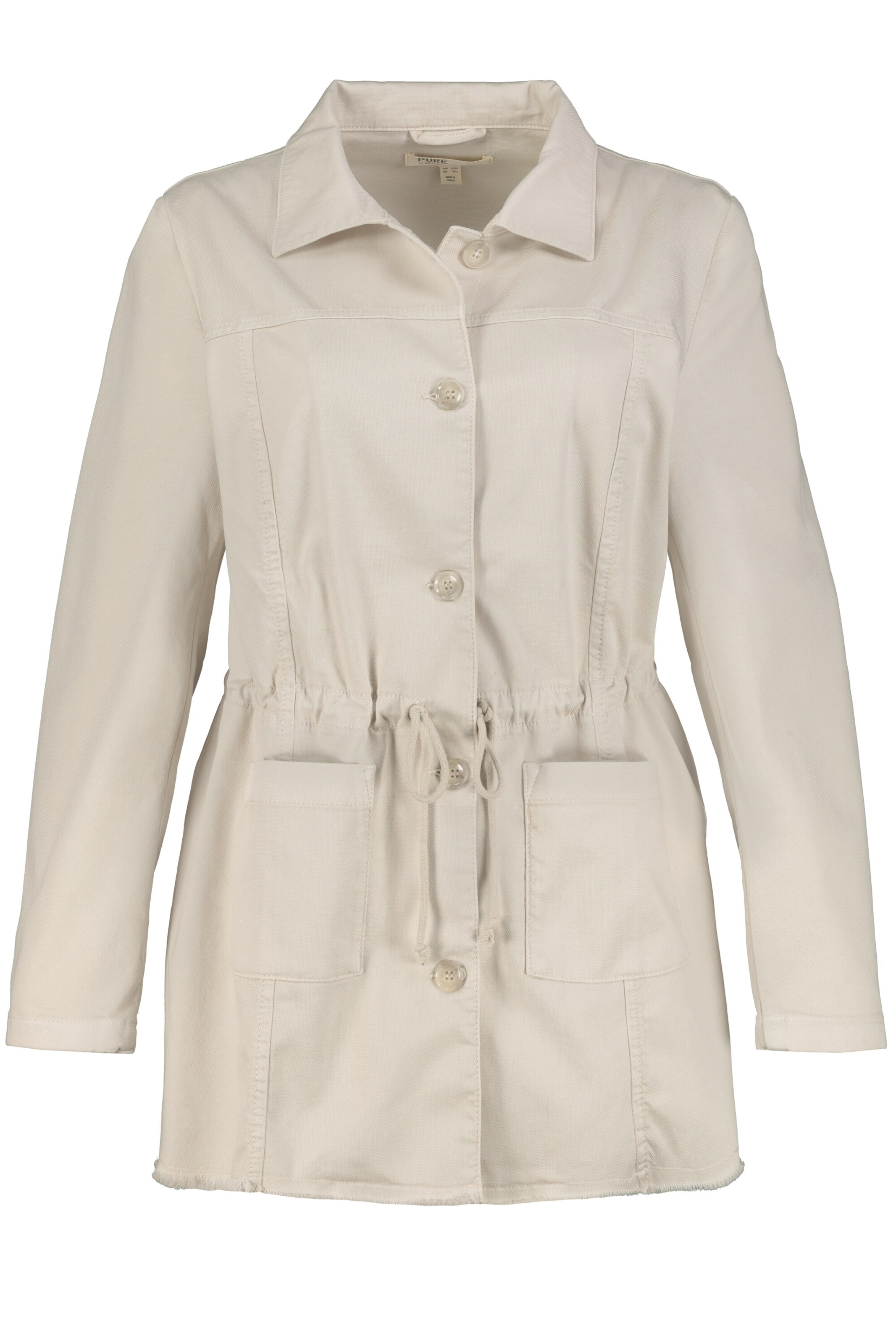 Frauen Jacken Ulla Popken Jacke in Beige - PZ78402 Frauen Jacken Ulla Popken Jacke in Beige - PZ78402