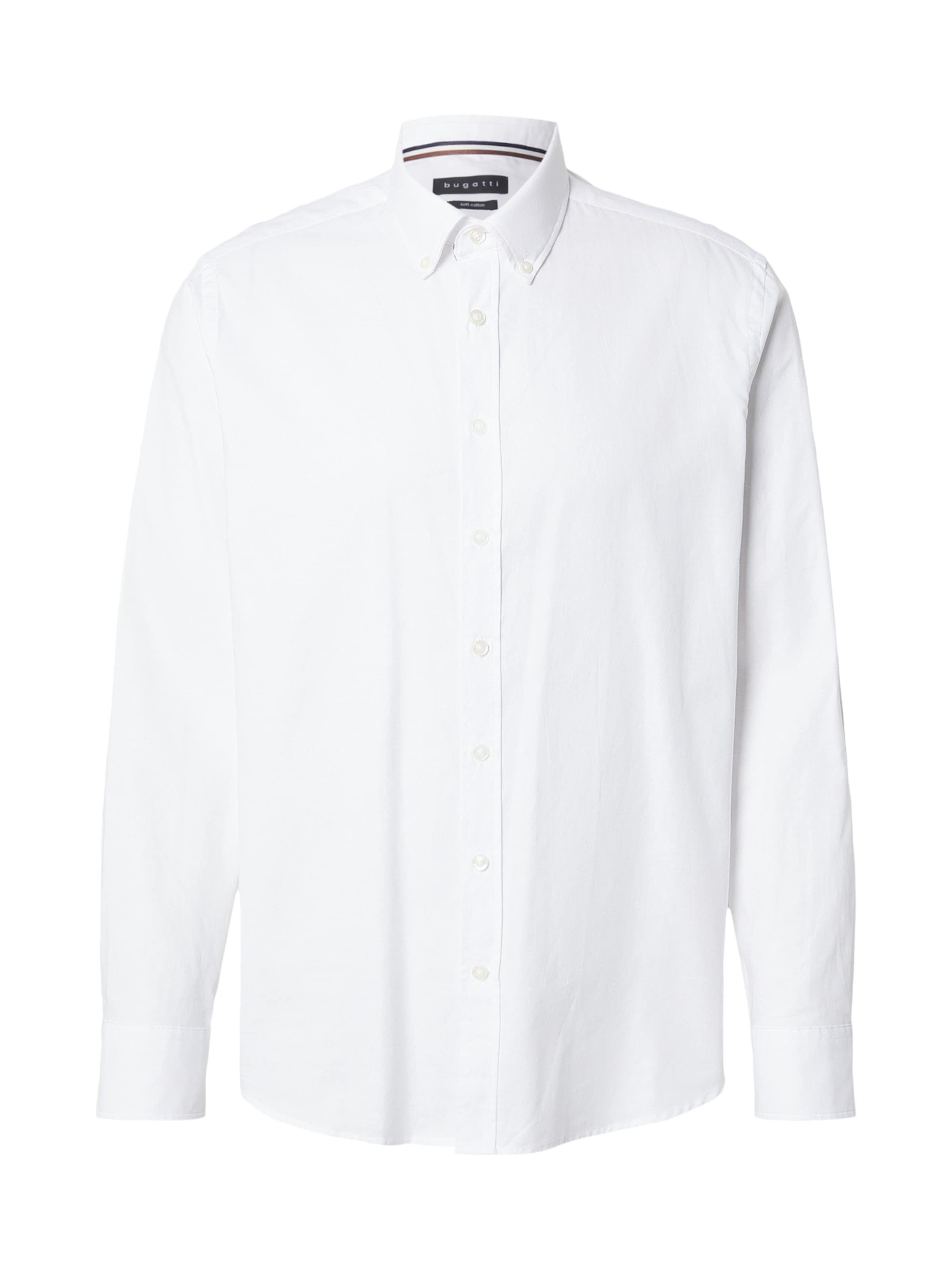 Regular fit Cămașă de la bugatti pe alb: față