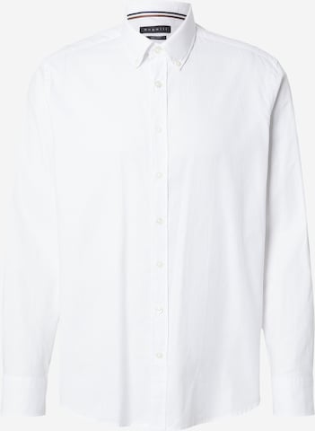 Regular fit Cămașă de la bugatti pe alb: față