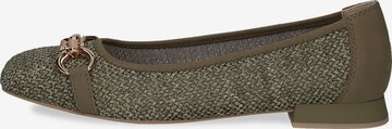 CAPRICE Ballet Flats in Green