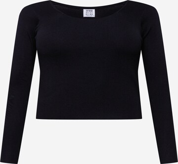 Cotton On Curve Shirt in Black: front