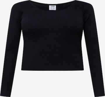 Cotton On Curve Koszulka w kolorze czarny: przód